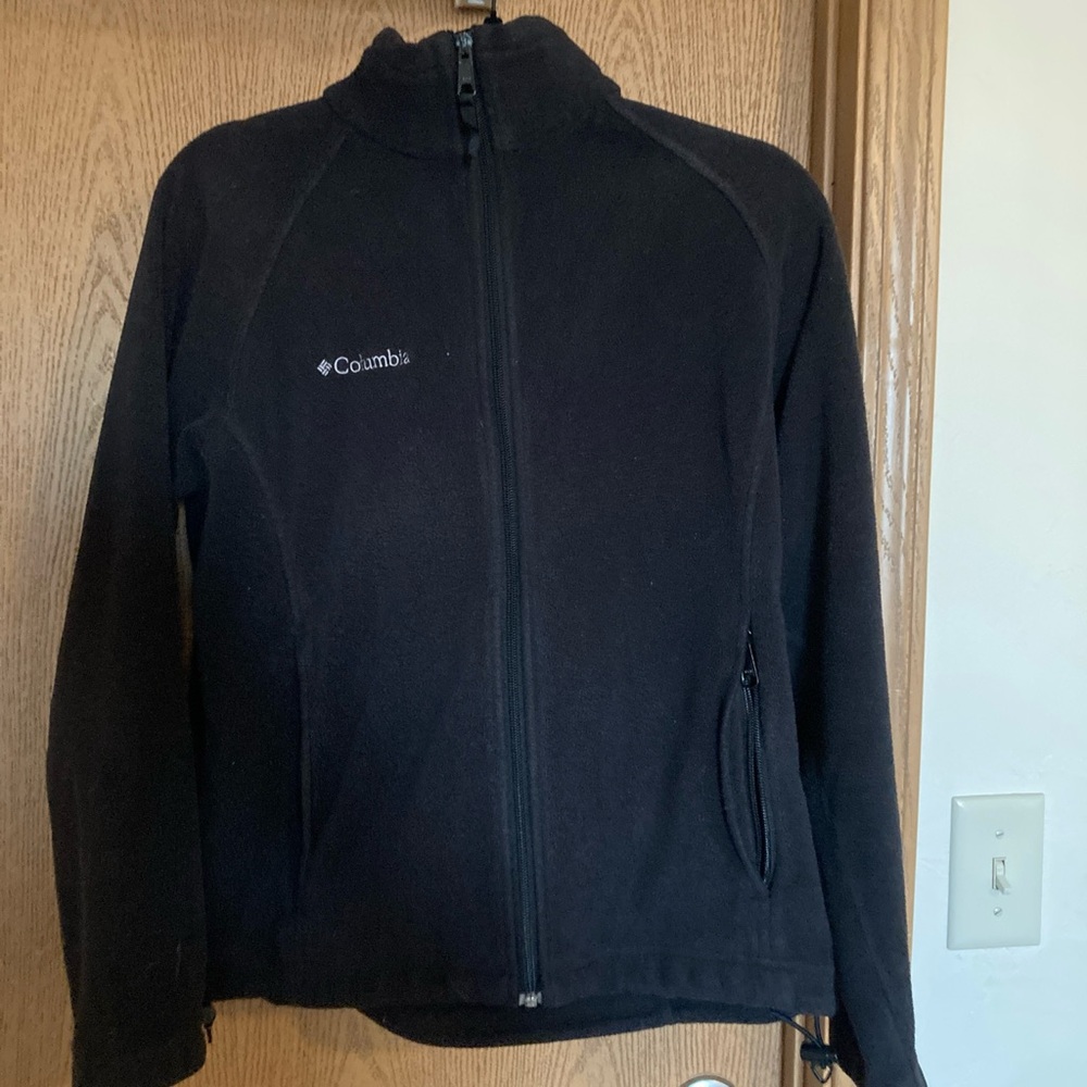 Columbia Black Full-Zip Fleece Jacket